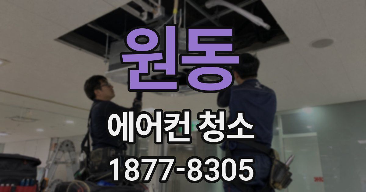 원동 에어컨 청소
