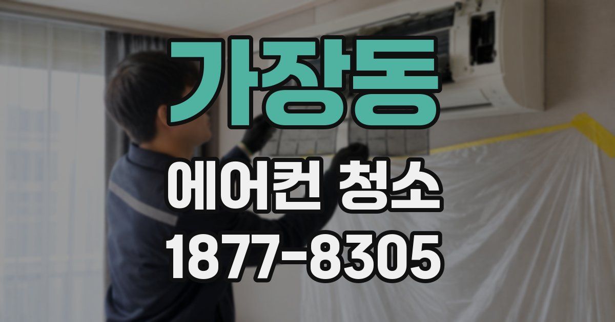 가장동 에어컨 청소