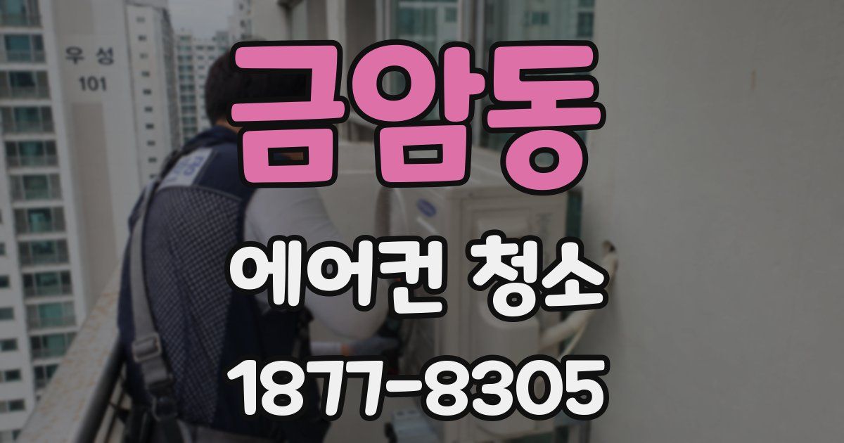 금암동 에어컨 청소