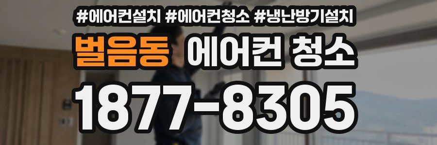 벌음동 에어컨 청소
