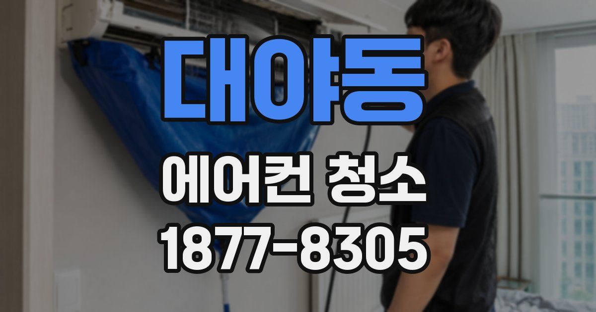 대야동 에어컨 청소