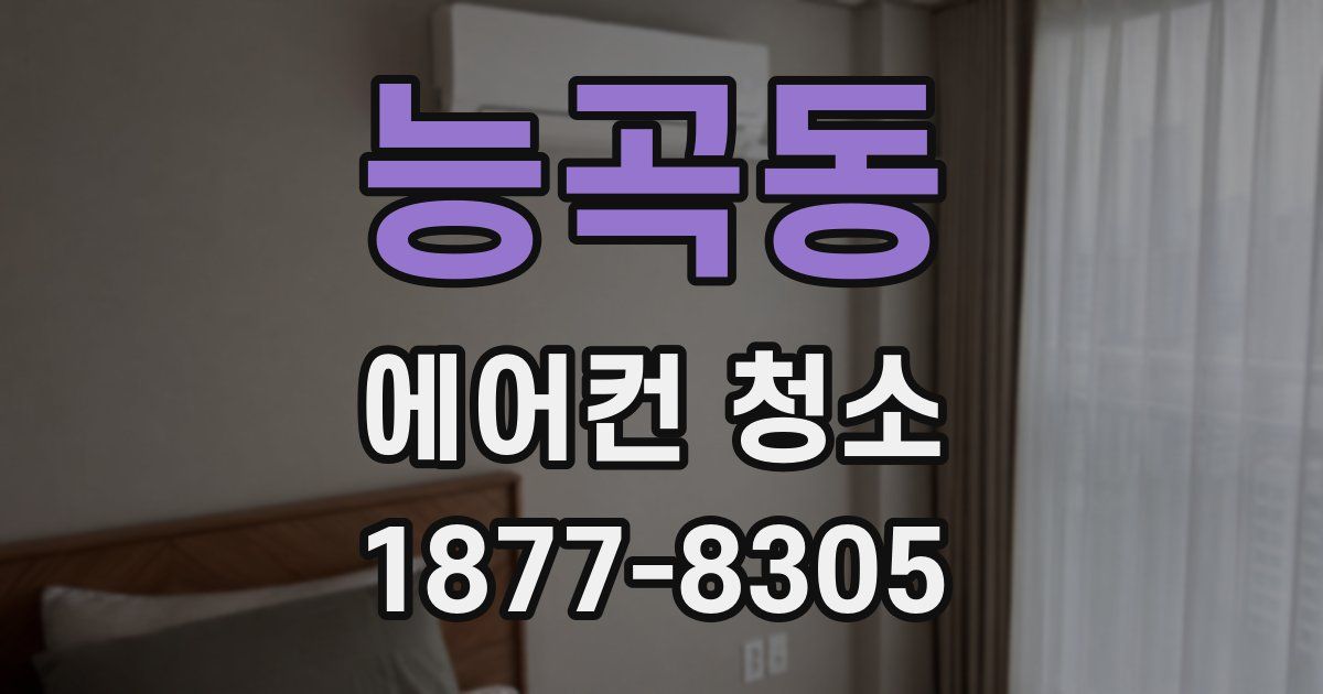 능곡동 에어컨 청소
