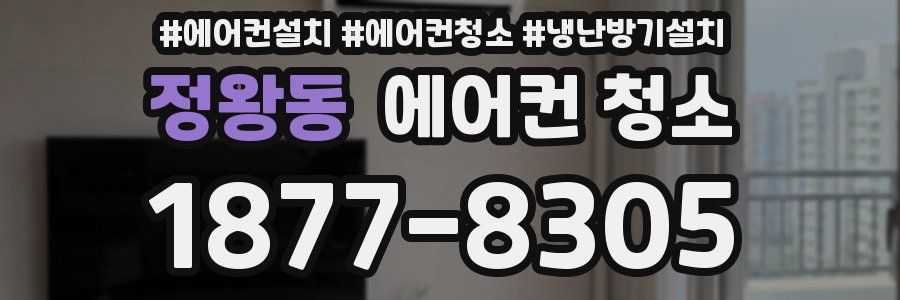 정왕동 에어컨 청소