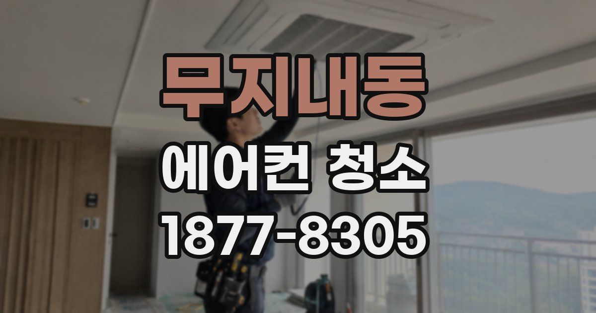 무지내동 에어컨 청소