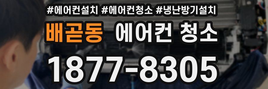 배곧동 에어컨 청소