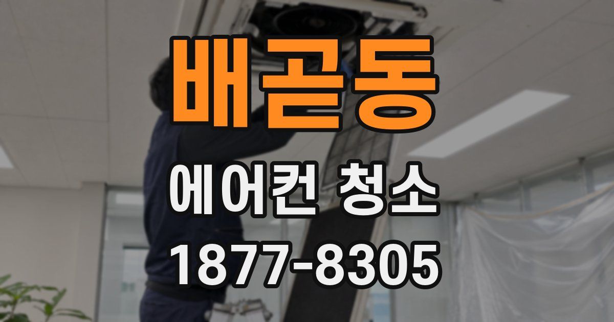 배곧동 에어컨 청소