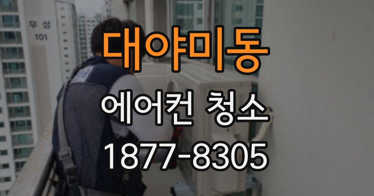 대야미동 에어컨 청소