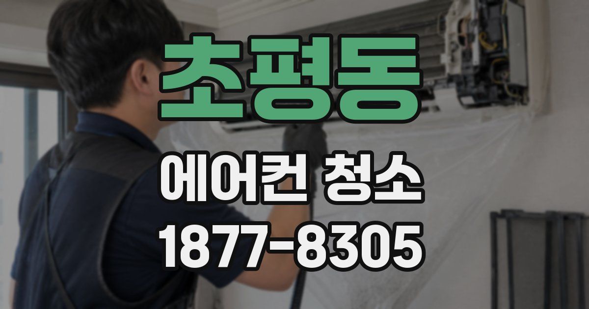 초평동 에어컨 청소