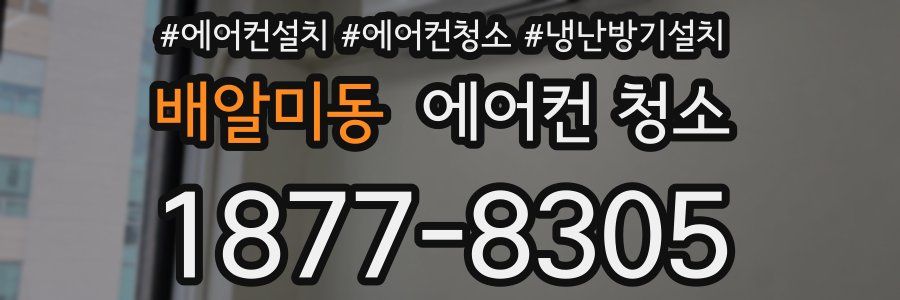 배알미동 에어컨 청소