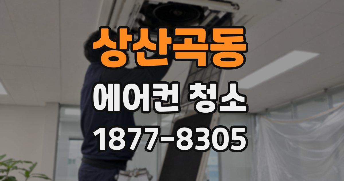 상산곡동 에어컨 청소