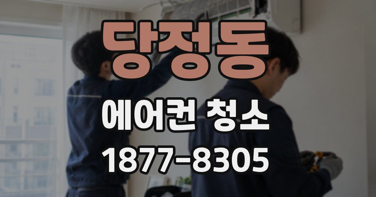 당정동 에어컨 청소