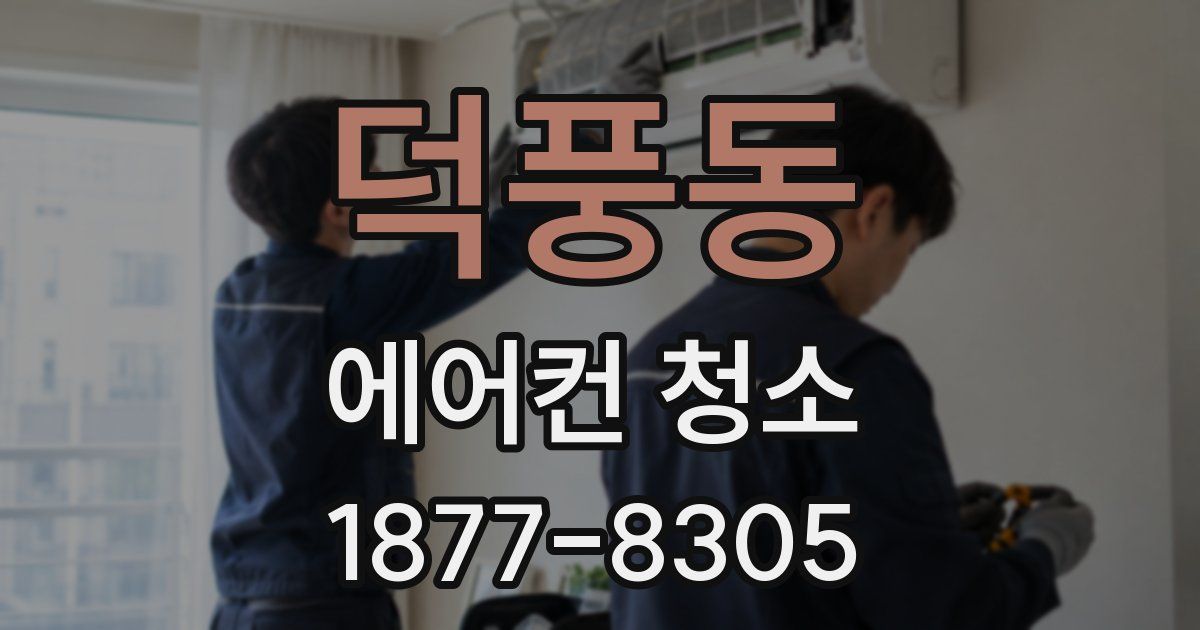 덕풍동 에어컨 청소