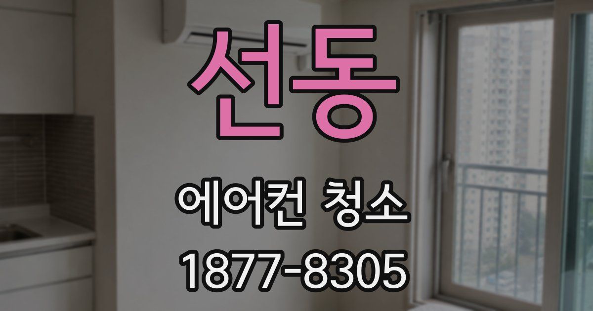 선동 에어컨 청소