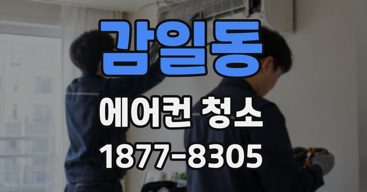 감일동 에어컨 청소