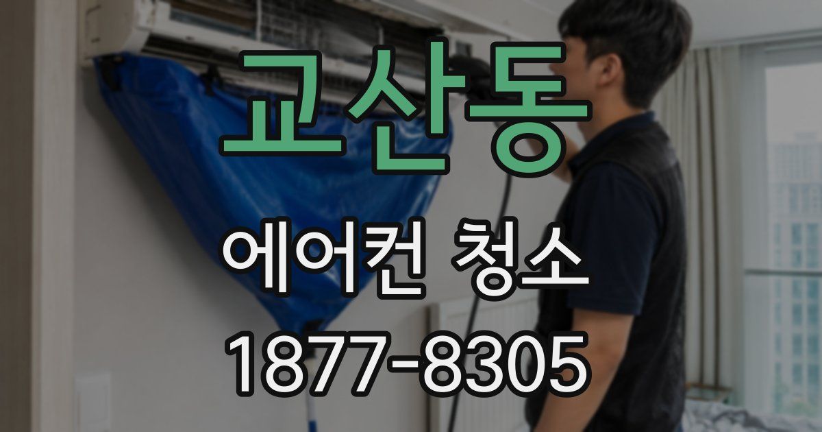 교산동 에어컨 청소