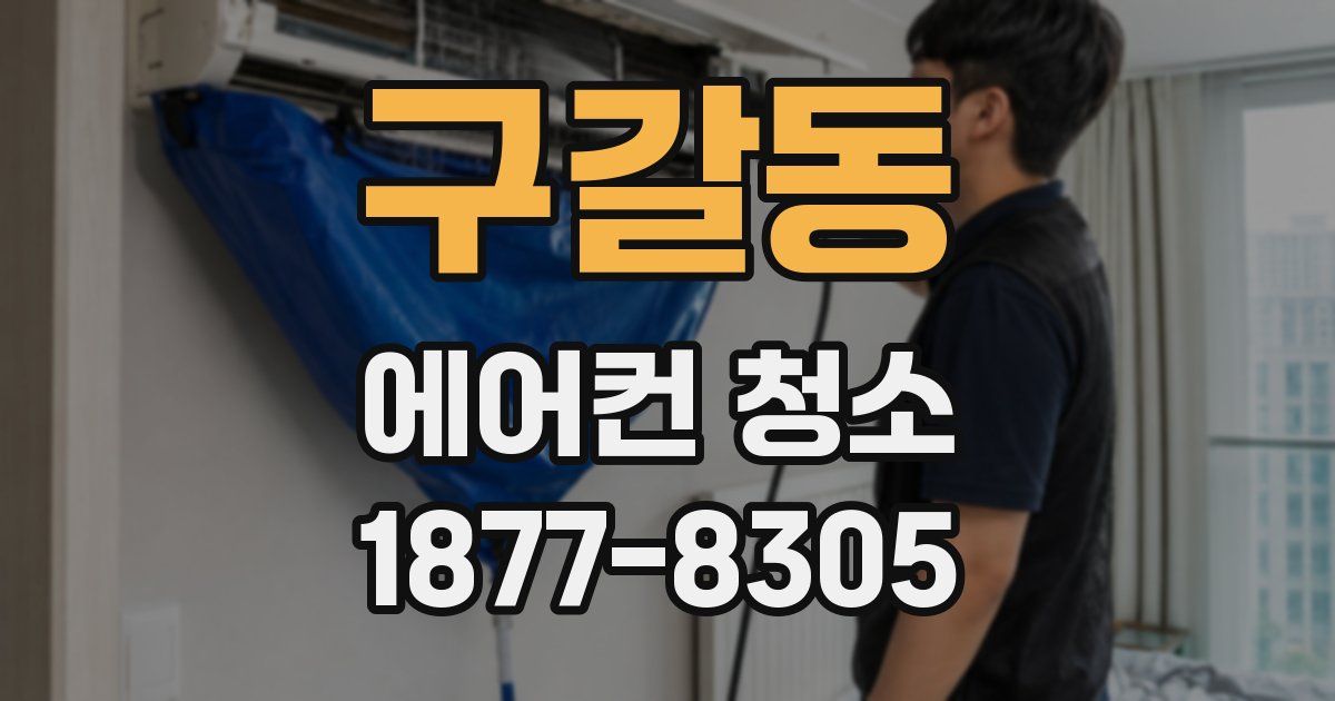 구갈동 에어컨 청소