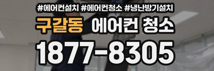 구갈동 에어컨 청소