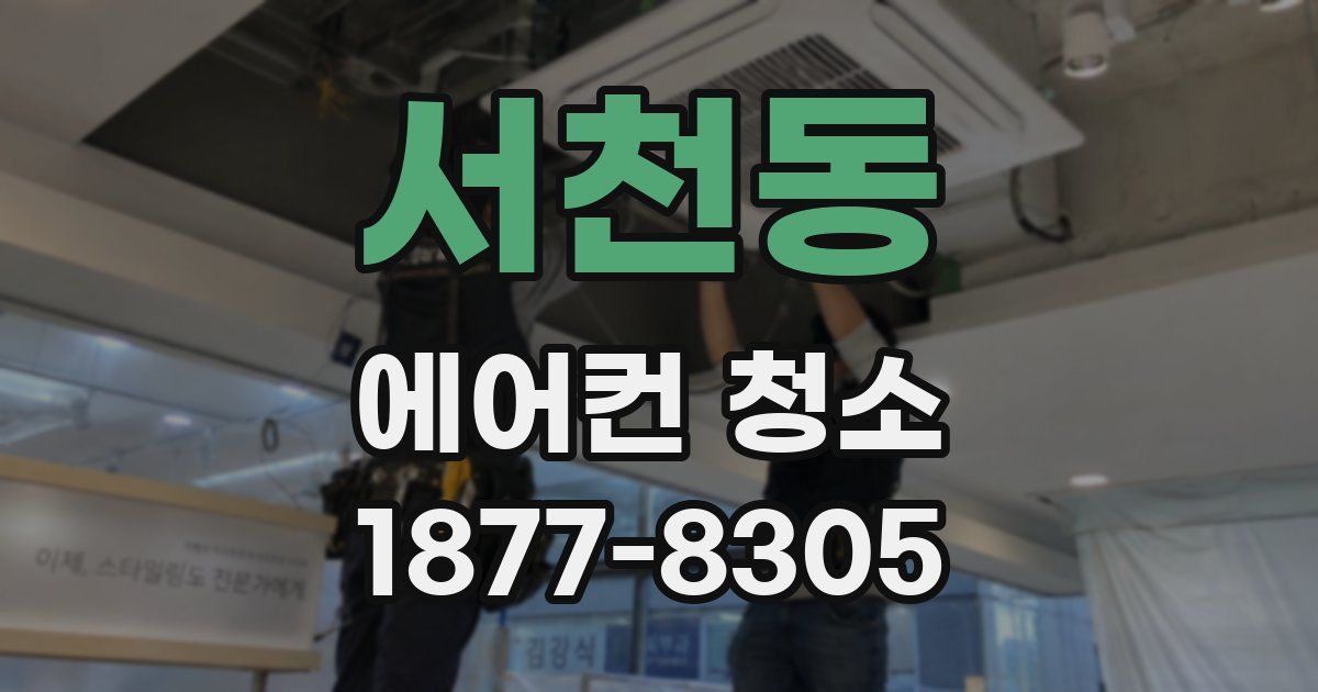 서천동 에어컨 청소