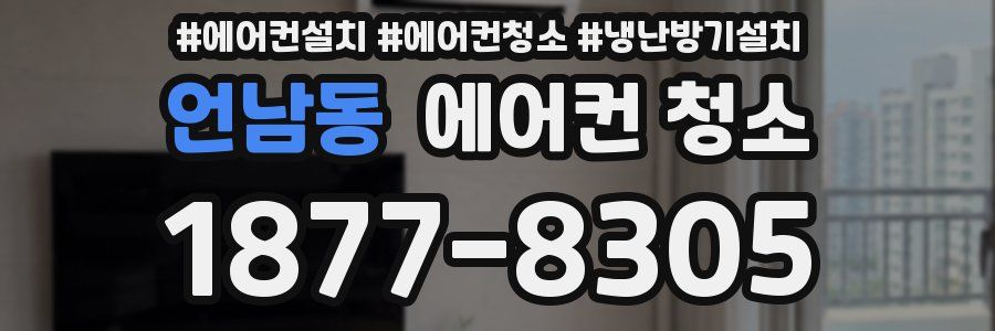 언남동 에어컨 청소