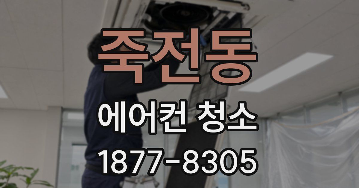 죽전동 에어컨 청소