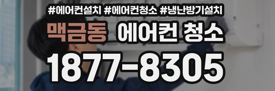 맥금동 에어컨 청소