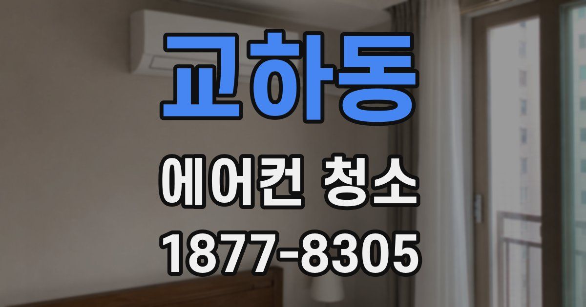 교하동 에어컨 청소