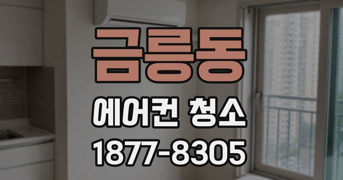 금릉동 에어컨 청소