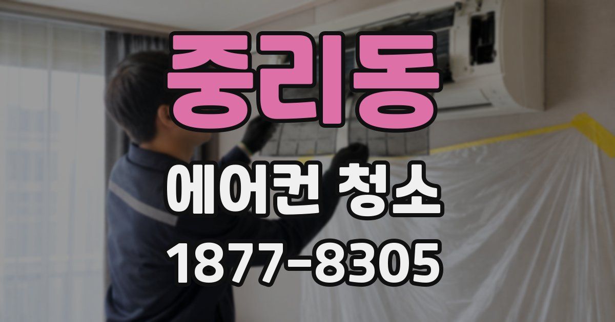 중리동 에어컨 청소