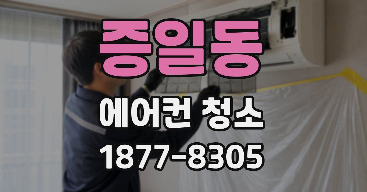 증일동 에어컨 청소