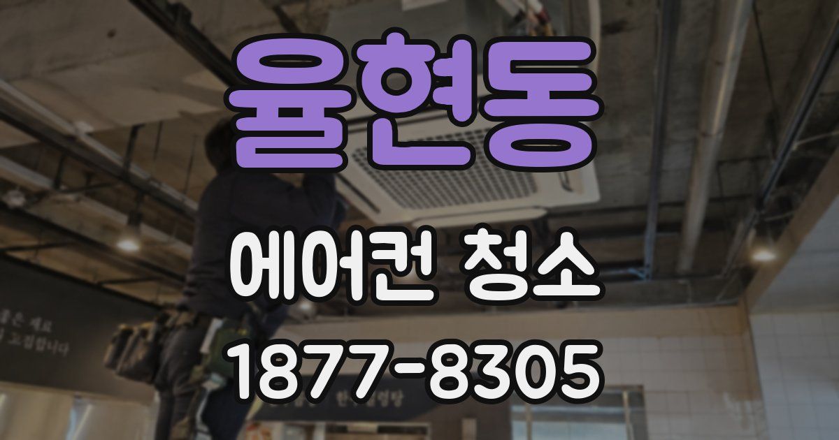 율현동 에어컨 청소