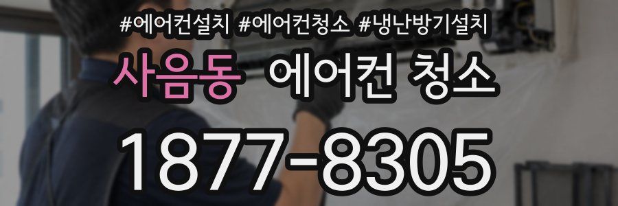 사음동 에어컨 청소
