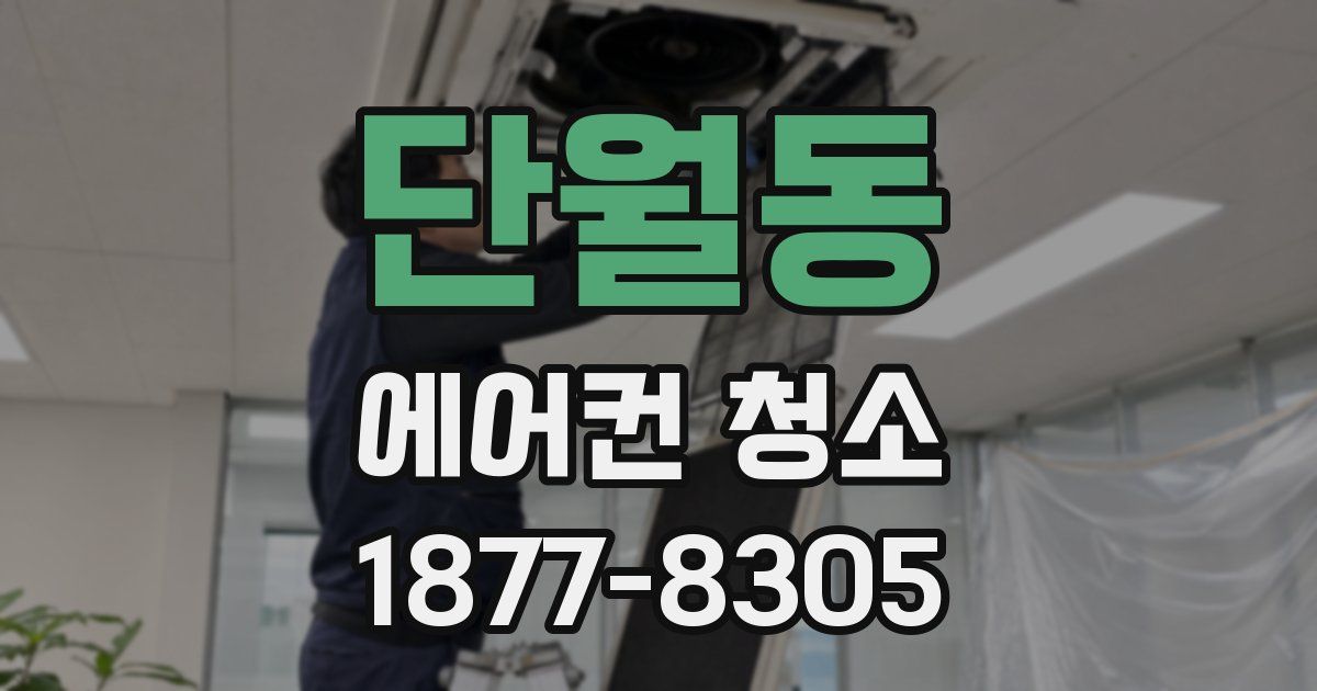 단월동 에어컨 청소