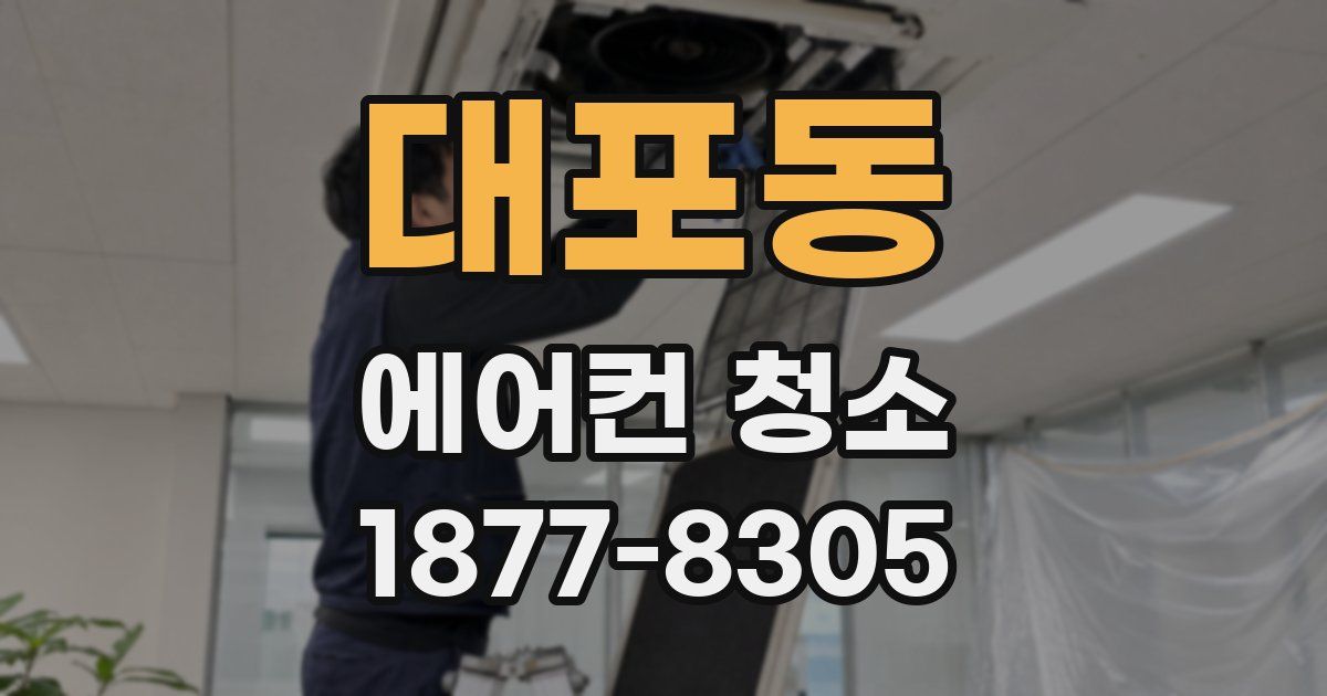 대포동 에어컨 청소