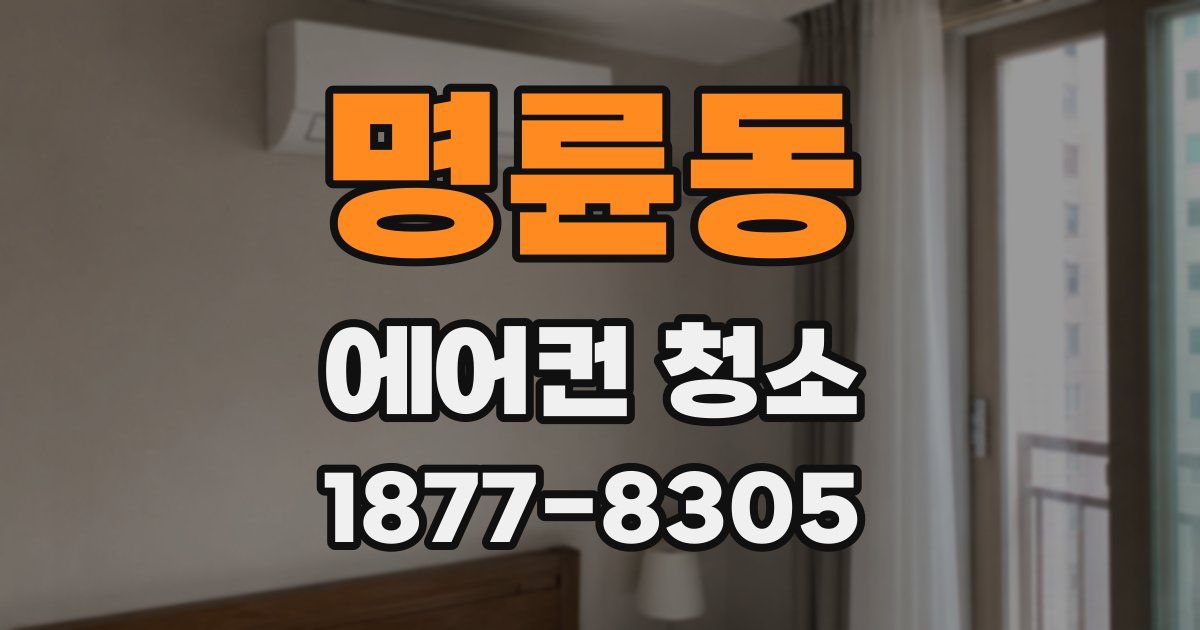 명륜동 에어컨 청소