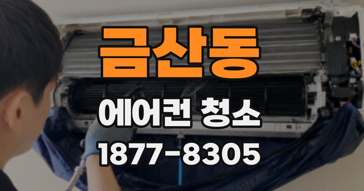 금산동 에어컨 청소