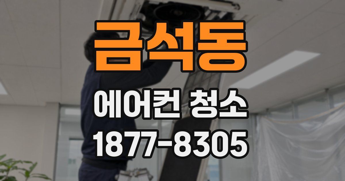 금석동 에어컨 청소