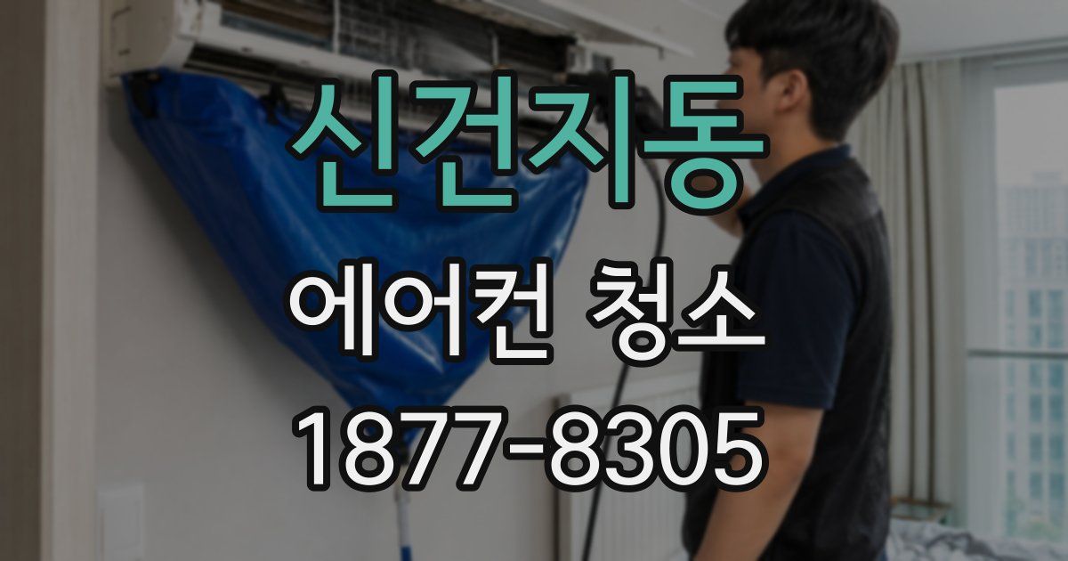 신건지동 에어컨 청소