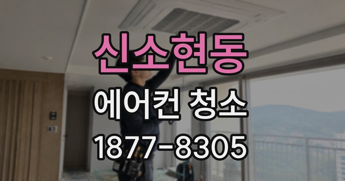 신소현동 에어컨 청소