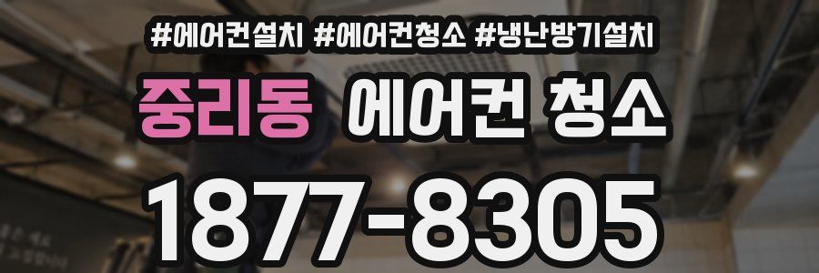 중리동 에어컨 청소