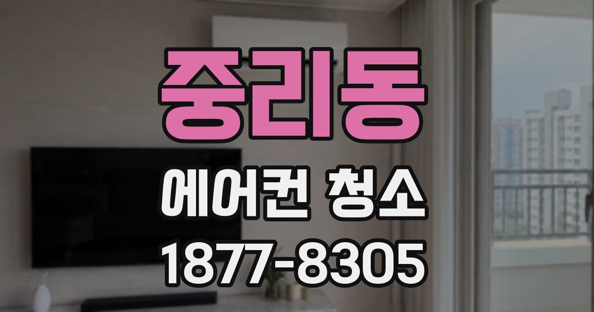 중리동 에어컨 청소