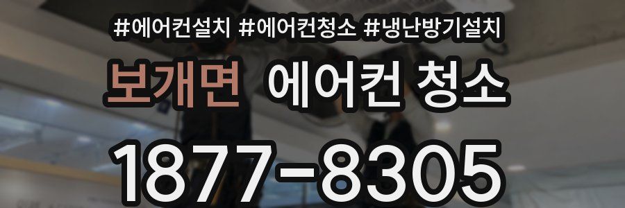 보개면 에어컨 청소