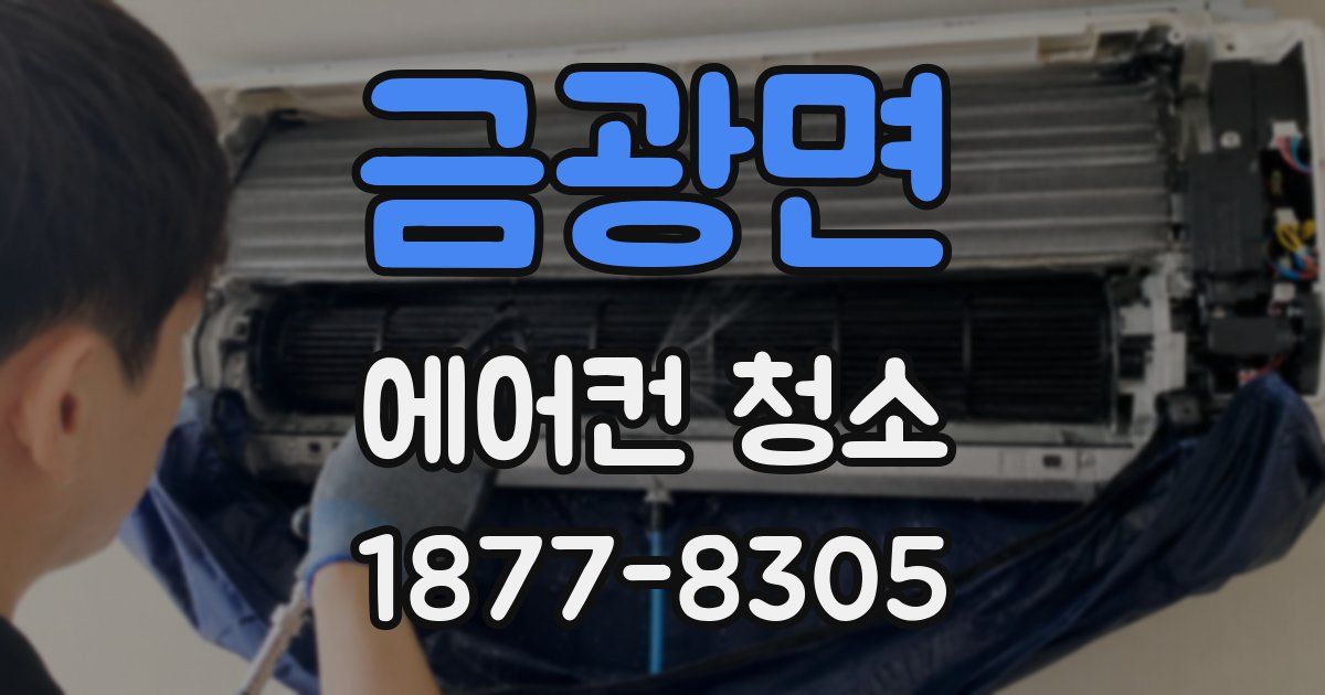 금광면 에어컨 청소