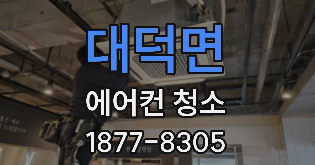 대덕면 에어컨 청소