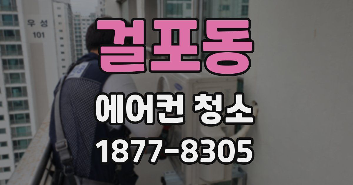 걸포동 에어컨 청소