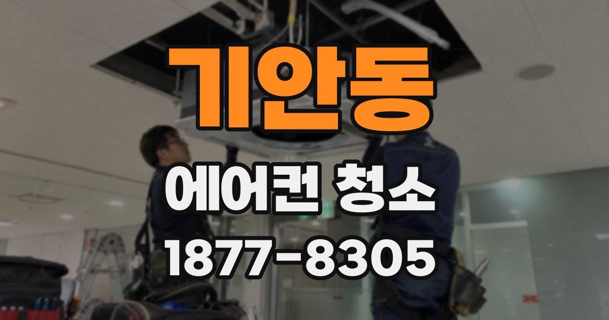 기안동 에어컨 청소