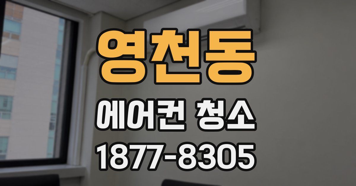 영천동 에어컨 청소