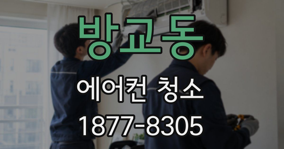 방교동 에어컨 청소