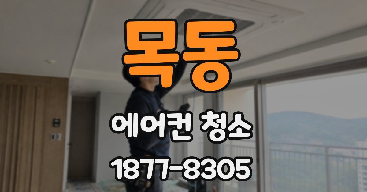 목동 에어컨 청소