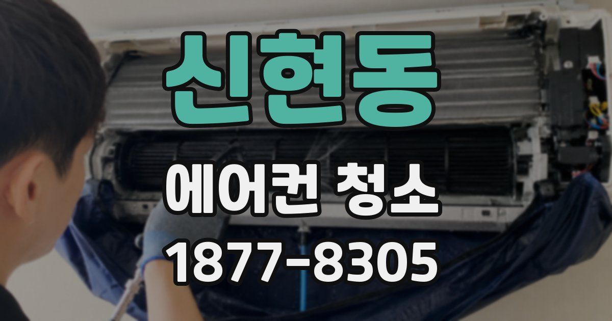 신현동 에어컨 청소