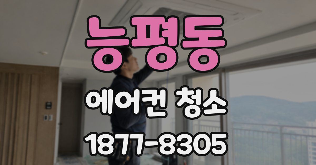 능평동 에어컨 청소